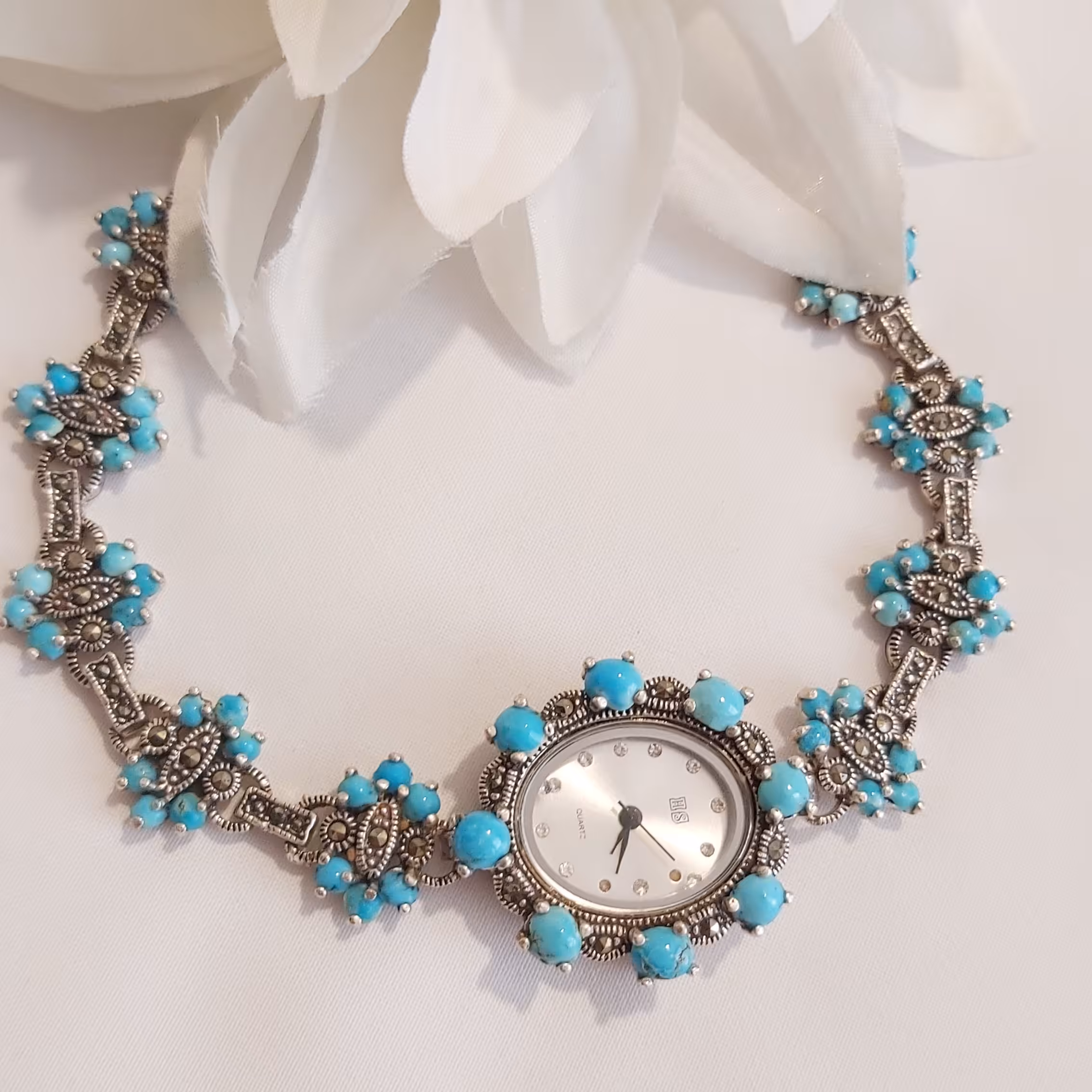 ساعت نقره و فیروزه 1