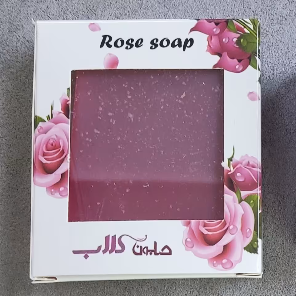 صابون گلاب طبیعی