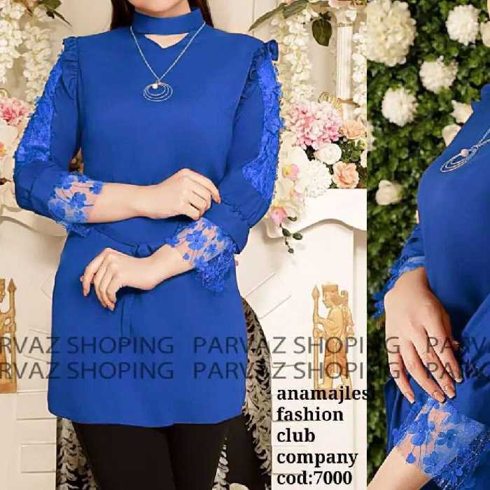 شومیز مدل جذاب آستین پروانه