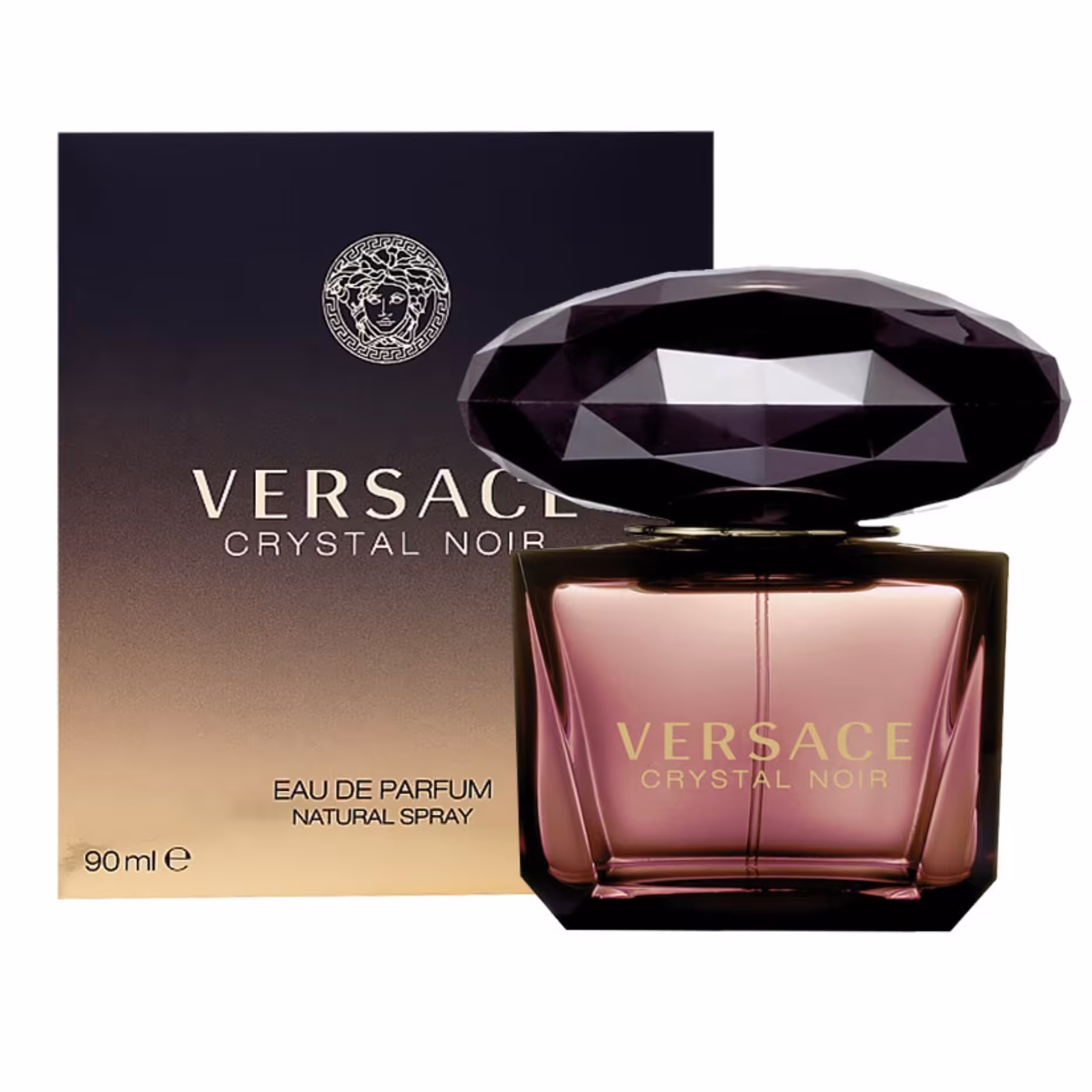 ادکلن ورساچه کریستال نویر(ورساچه مشکی) Versace Crystal Noir اصل و اورجینال بارکد دار  (90 میل )