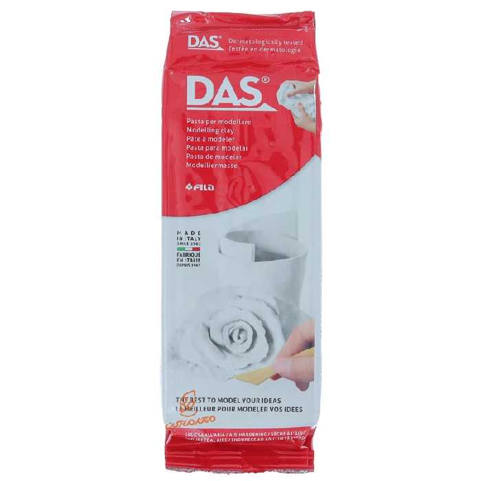 قیمت و خرید خمیر مجسمه سازی 250 گرمی سفید داس DAS