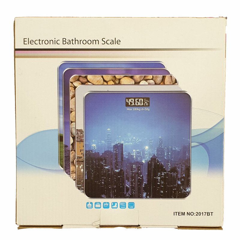 ترازو دیجیتال شیشه ای بث روم اسکیل مدل Bathroom scale