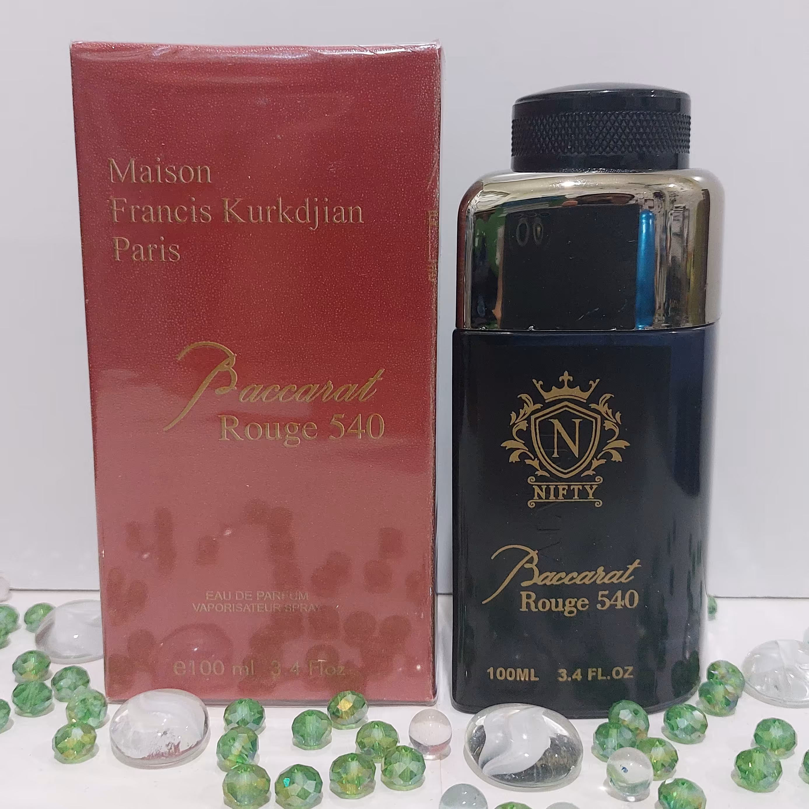 عطر ادکلن باکارات رژ 540 زنانه مردانه مهزیار (100 میل نیفتی)