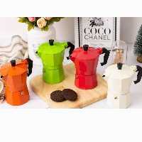 قهوه جوش 3 کاپ رنگی