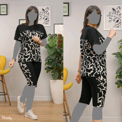 تیشرت شلوارک قواره دار شبنم