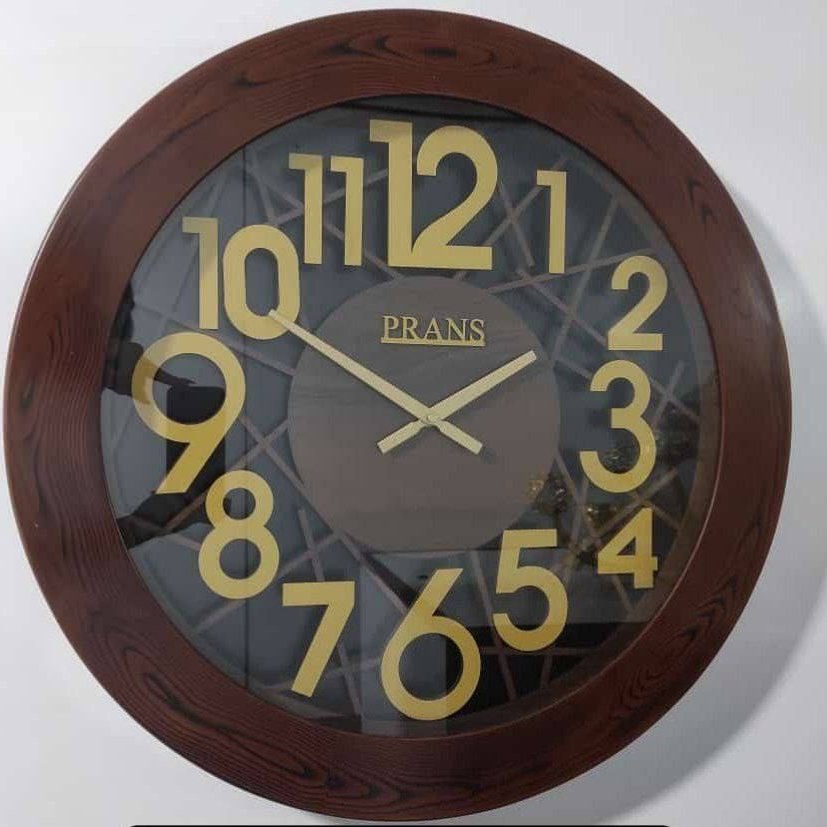 ساعت دیواری چوبی پرنس