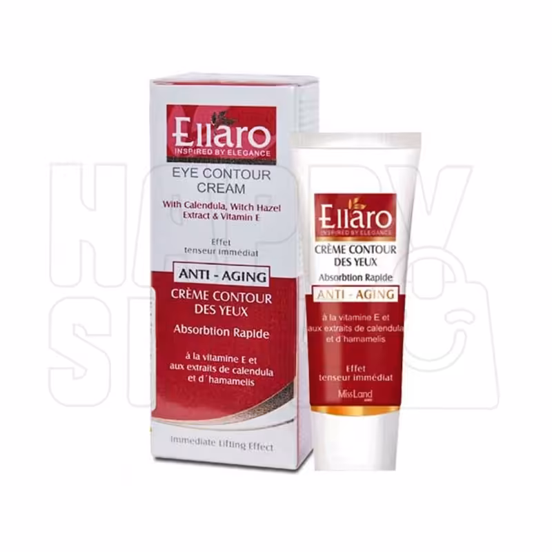 کرم دور چشم ضد چروک الارو زرشکی رنگ
ELLARO EYE CONTOUR