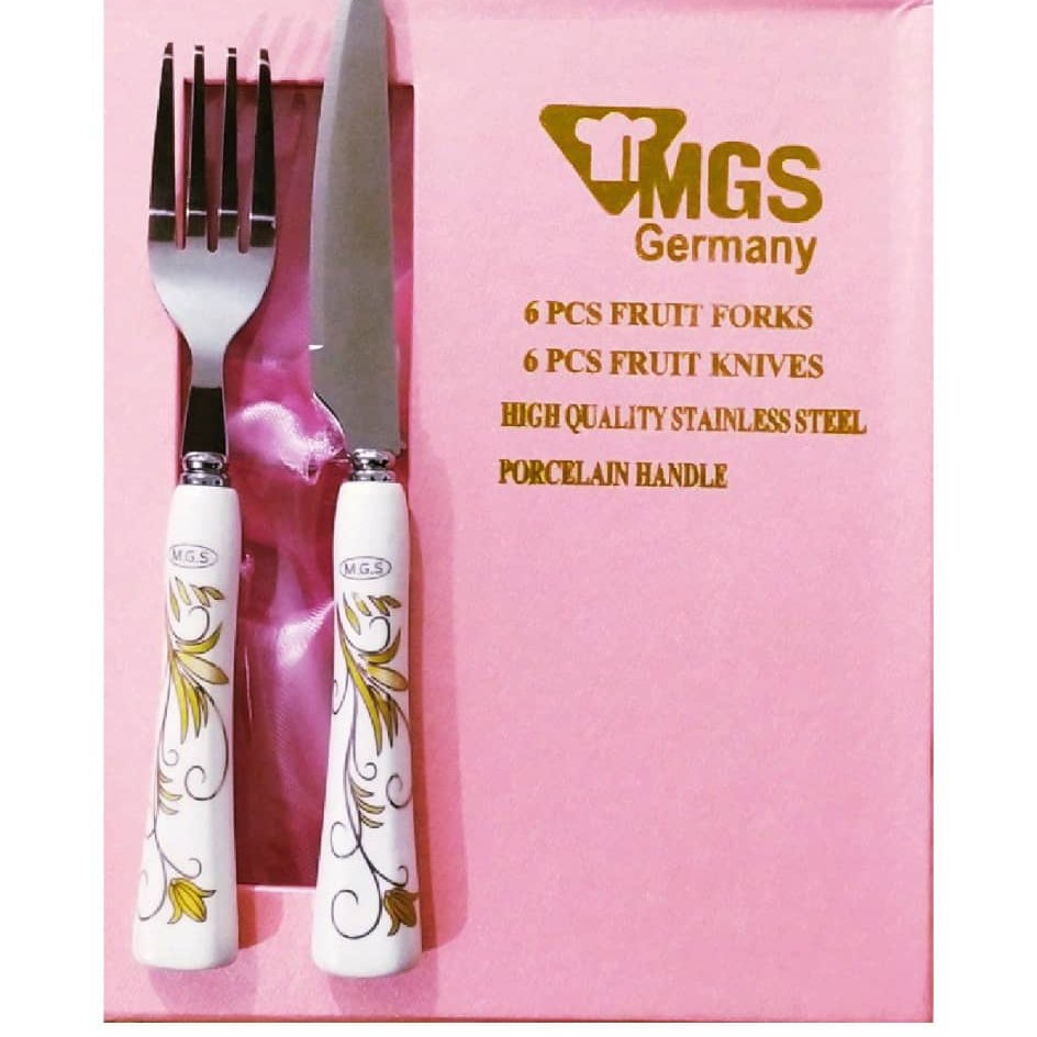 چاقو چنگال دسته سرامیکی MGS