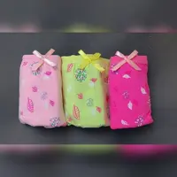شورت زنانه لاکرا پنبه سایز چهار ایکس پک سه تایی