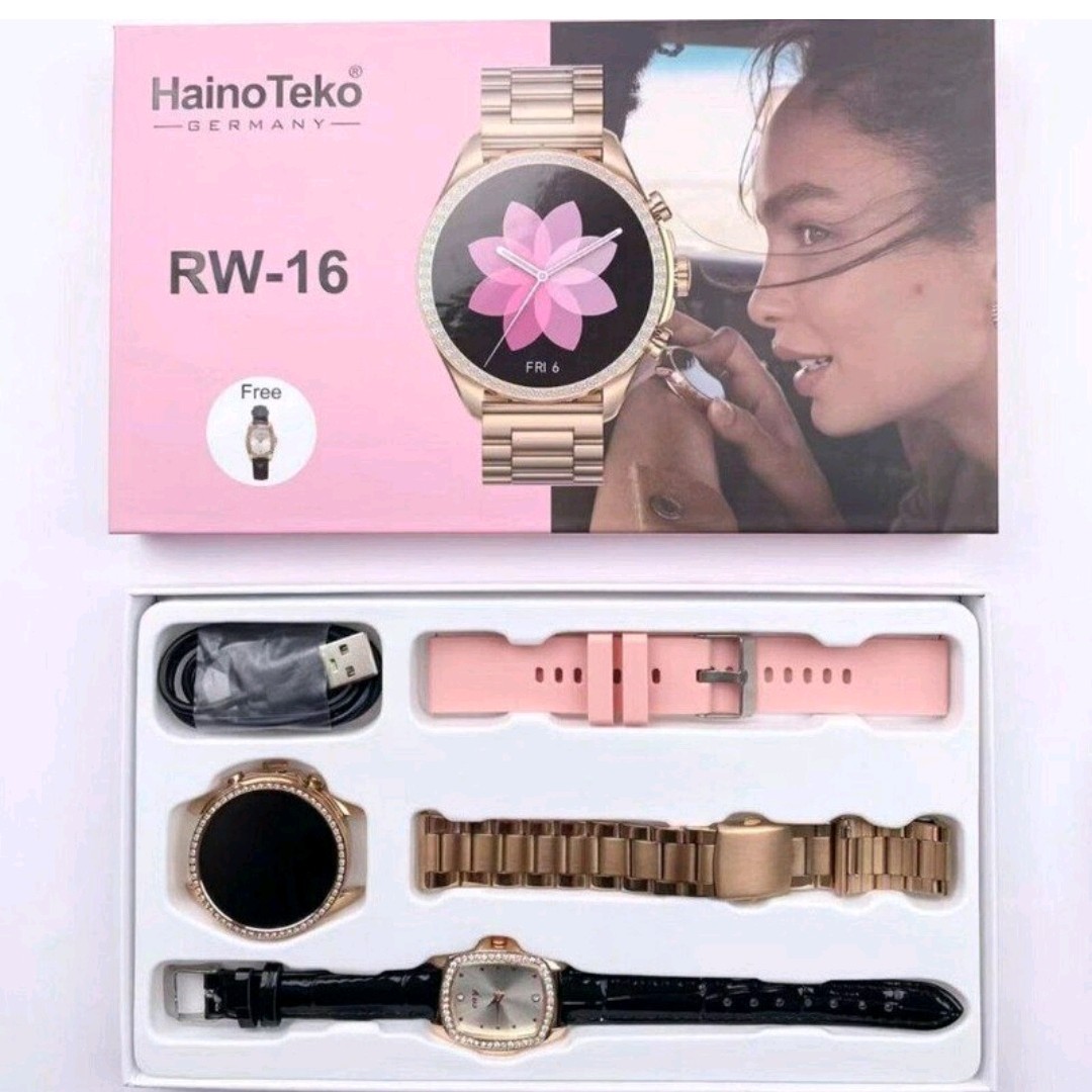 ساعت هوشمند زنانه آلمانی  با ساعت هدیه 