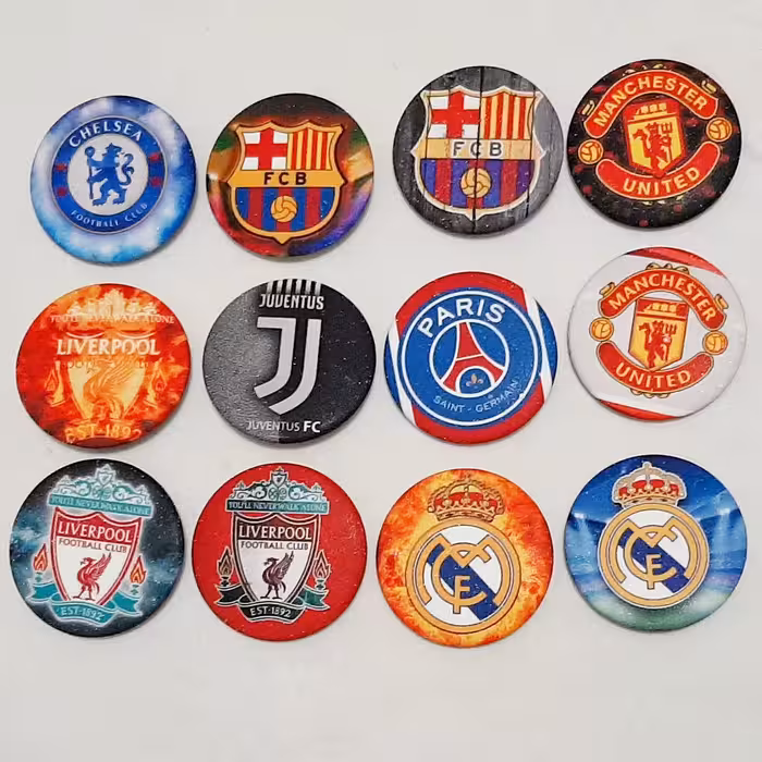 پیکسل لوگوی تیم های فوتبال مجموعه 12 تایی