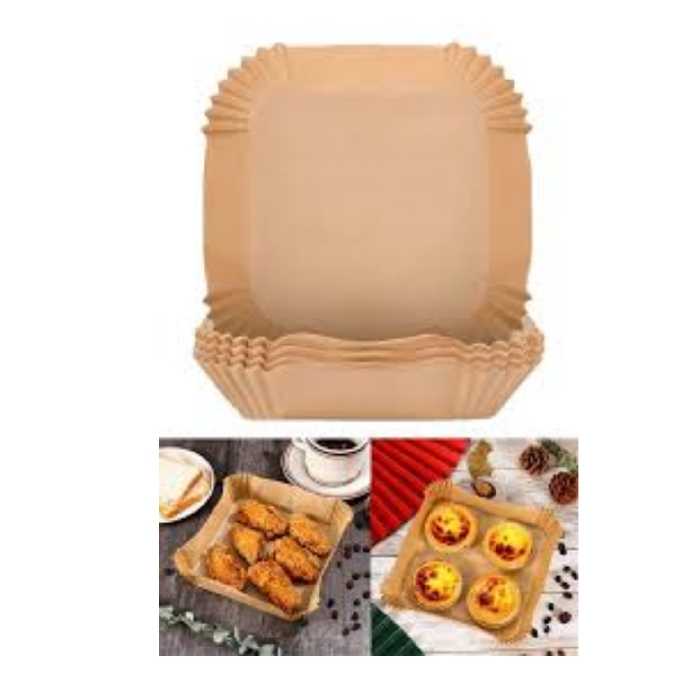 کاغذ مخصوص سرخ کن مربع بسته 100 تایی 16 سانت