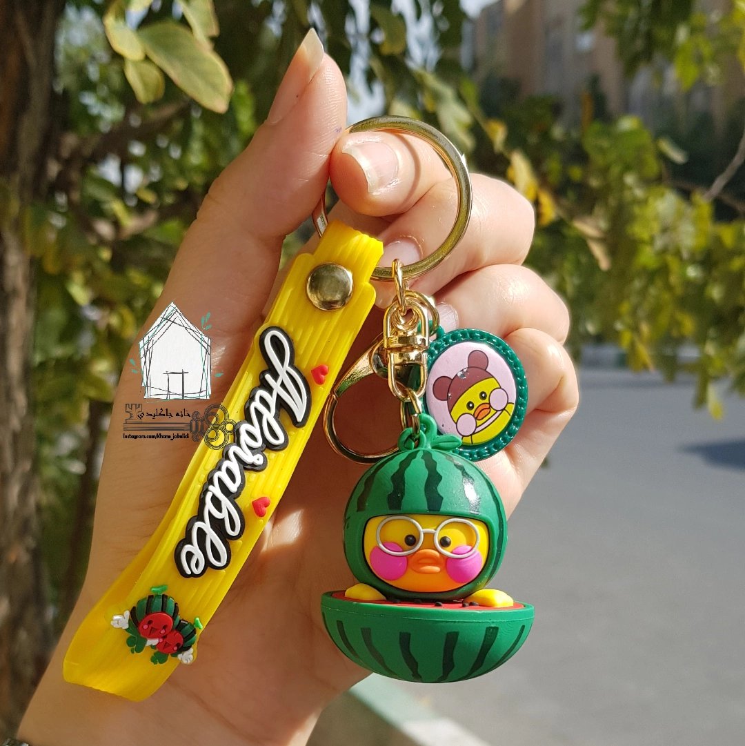 جاکلیدی سیلیکونی جوجه میوه ای (هندوانه)