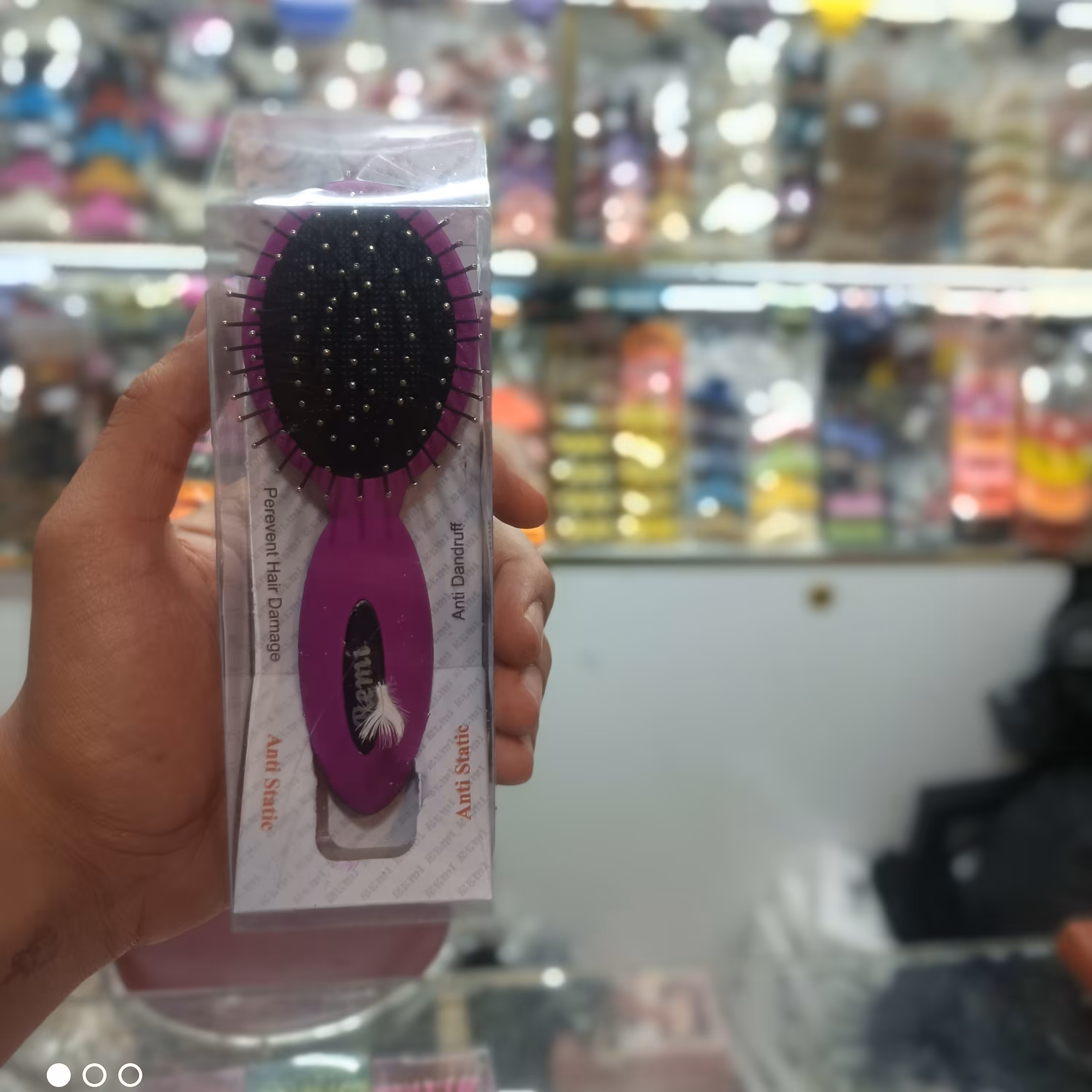 برس سایز کوچک ریمی کفه طبی ضد اب نرم مناسب کیف و بچه گانه دسته شمعی