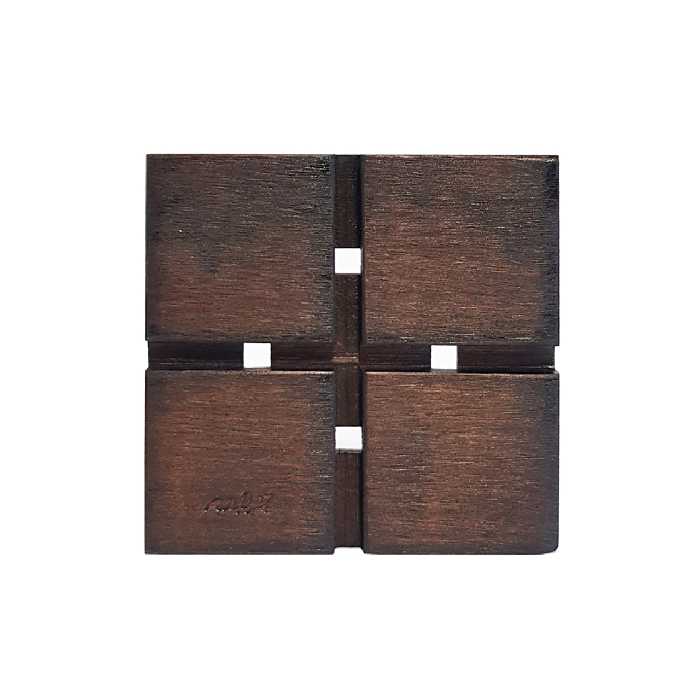 زیر لیوانی چوبی چوبلمه بسته 4 عددی