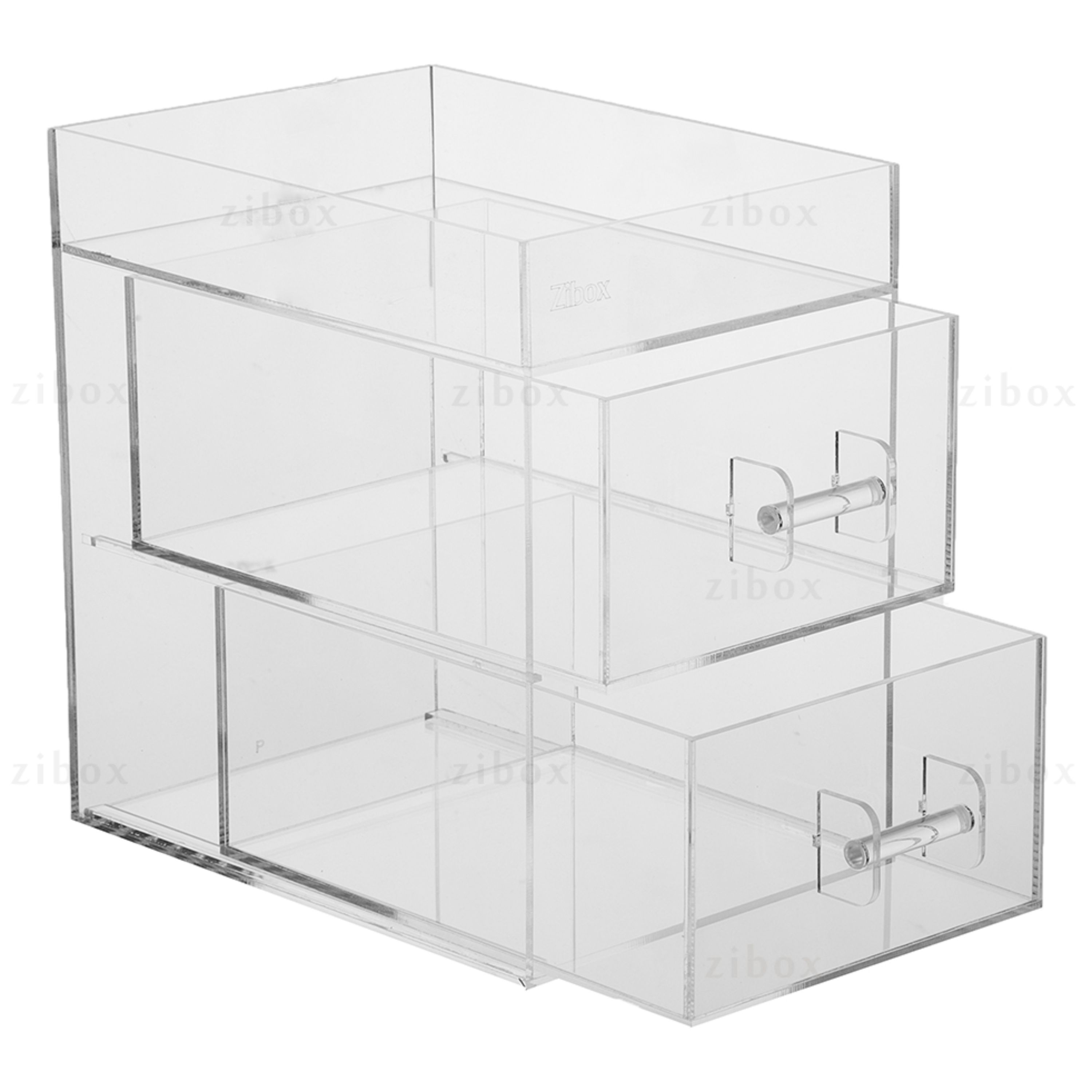 باکس 2 کشو سایز بزرک جنس فوق العاده با کیفیت و شفاف