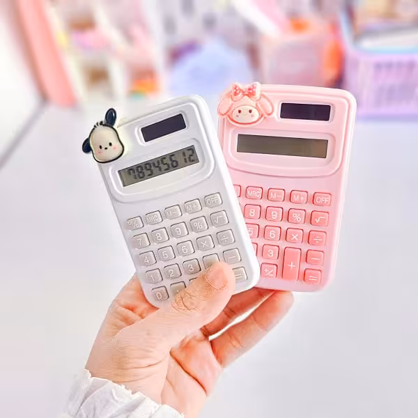 ماشین حساب رنگی فانتزی جدید