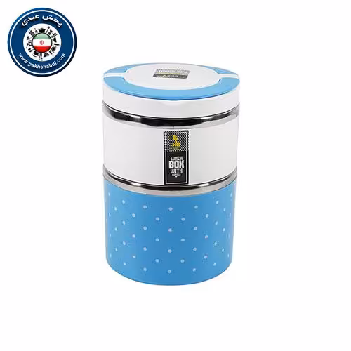 ظرف غذا دو طبقه داخل استیل لانچ باکس