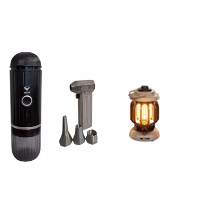 پک 4- چراغ فانوسی  جت فن  اسپرسوساز مسافرتی MGR