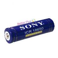 باتری شارژی پلیسی لیتیوم یون 18650 نوک دار سونی با ظرفیت 10000mAh | amazonchi