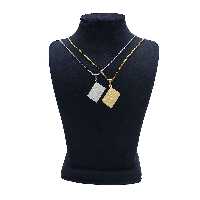  ست کاپلی گردنبند طرح نامه عاشقانه کد CS-1151