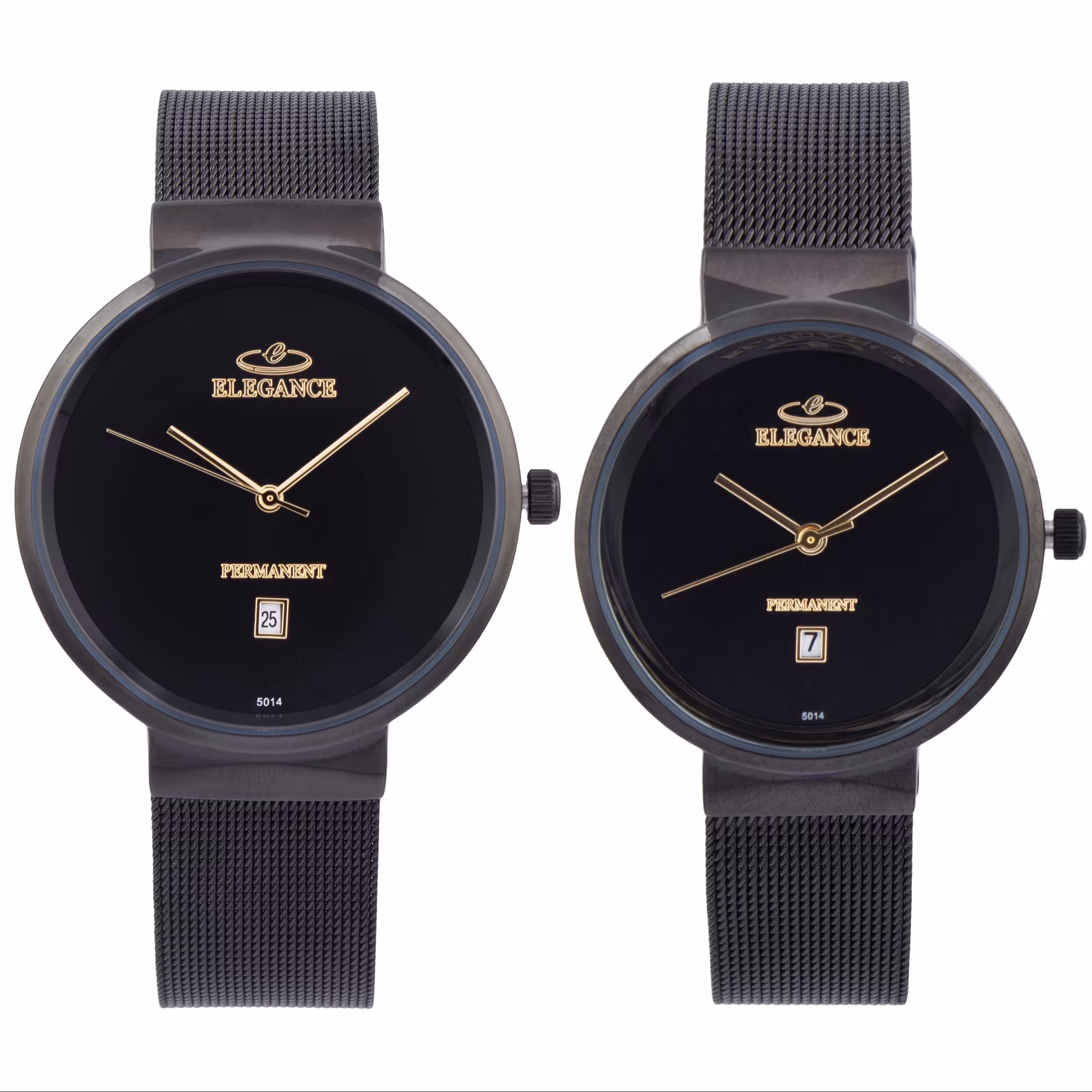 ست ساعت مچی عقربه ای زنانه و مردانه- الگانس -مدل Permanent کد WS-69