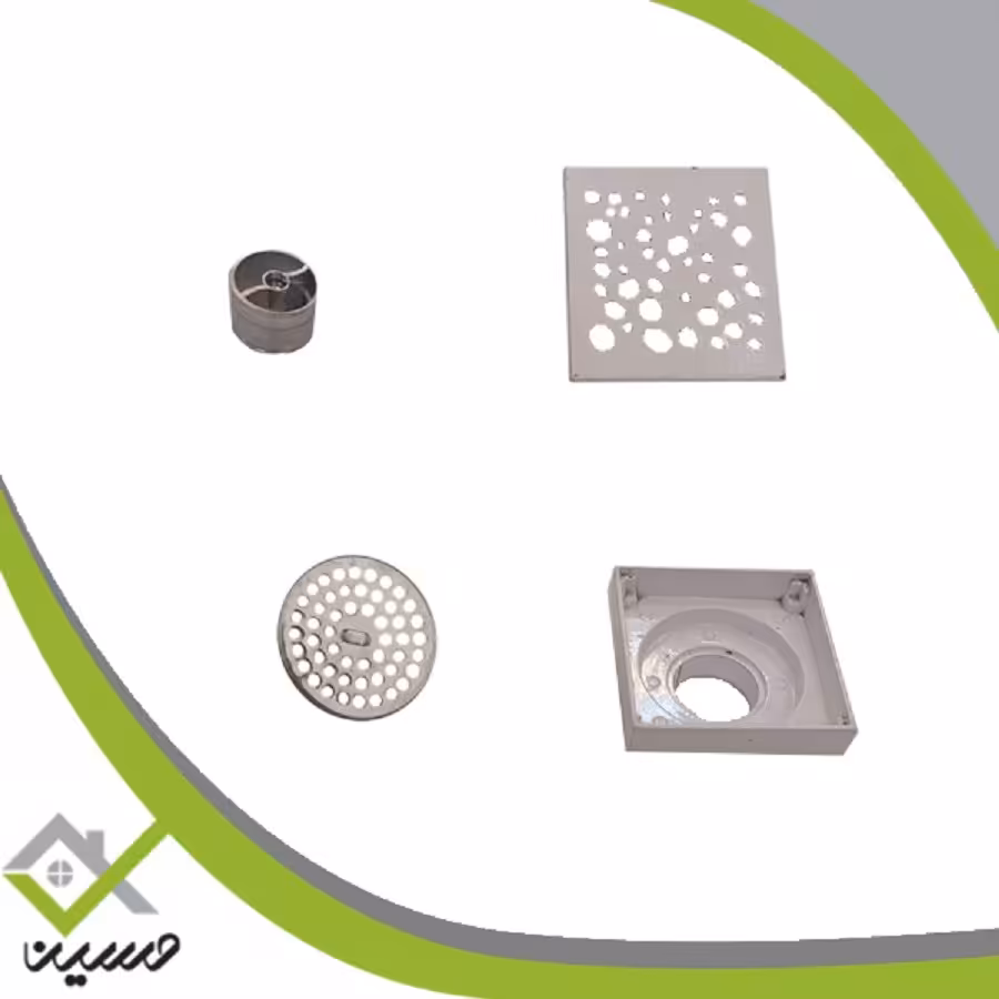 کفشور هفت سی فولاد مدل حبابی سفید سایز 10در10 (هزینه ارسال پس کرایه است)