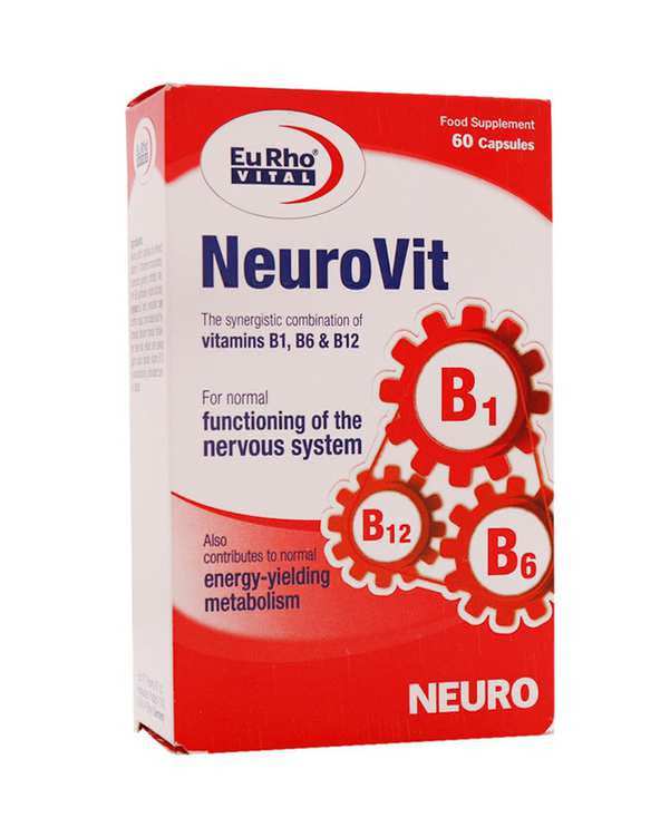 کپسول سافت ژل نورویت یوروویتال بسته 60 عددی