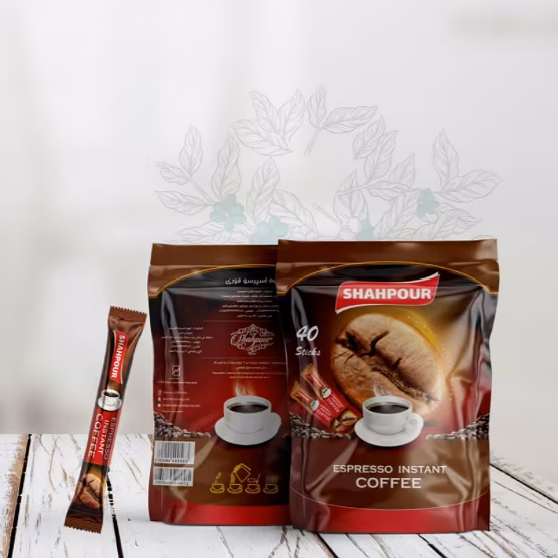 قهوه اسپرسو 2 گرمی 48 ساشه  شاهپور