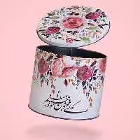 جعبه هدیه مریخ چهار طرح گل سرخ