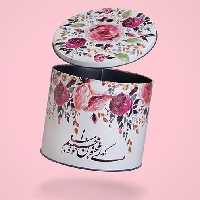 جعبه هدیه مریخ چهار طرح گل سرخ