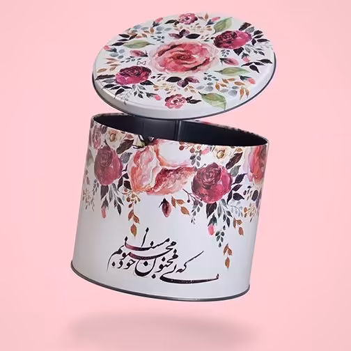 جعبه هدیه مریخ چهار طرح گل سرخ