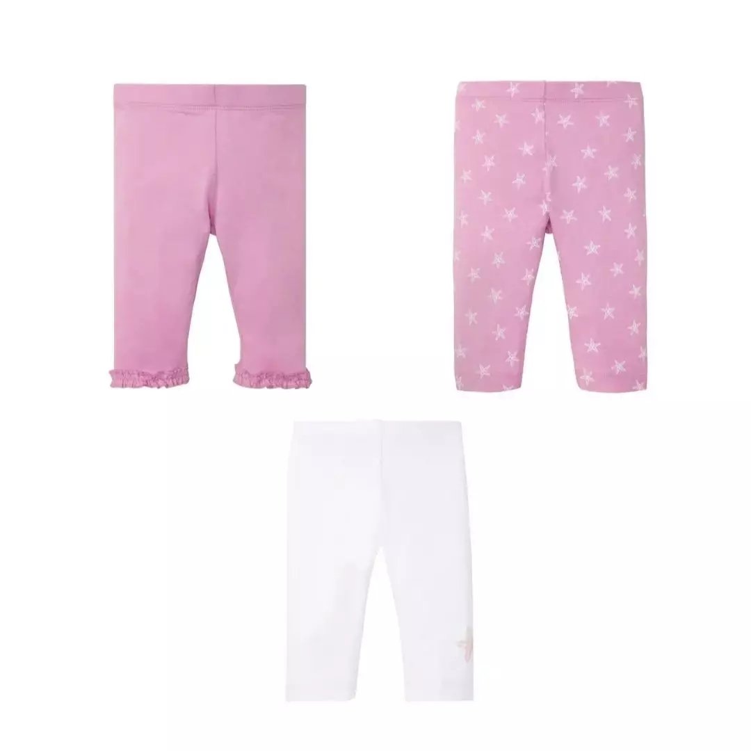 پک  سه عددی نیم لگ نخی دخترانه لوپیلو lupilu ، سایز 1 تا 2 سال ،مناسب قد 86 تا 92