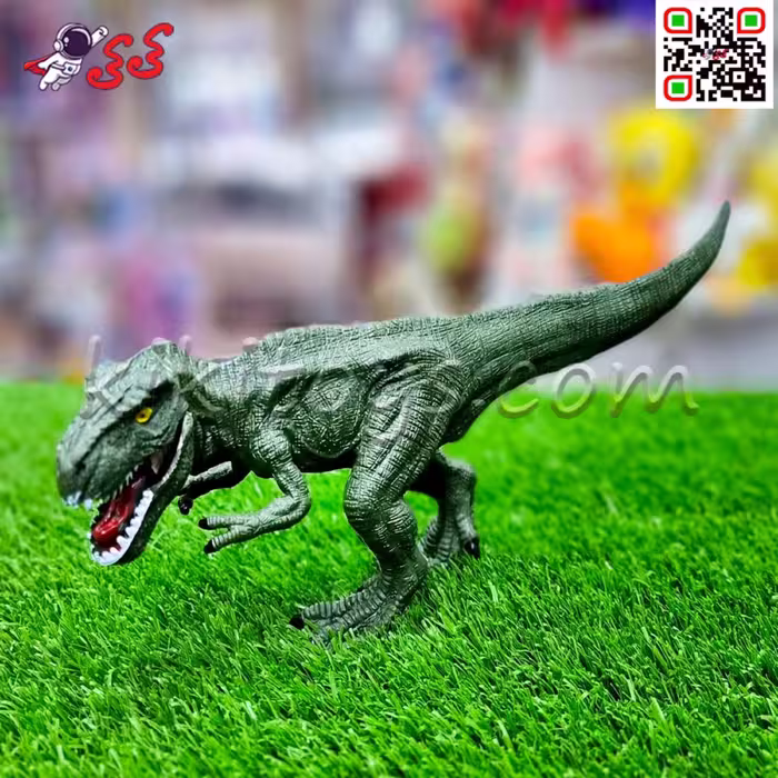 فیگور دایناسور  تیرکس فک متحرک  سبز 8030A
