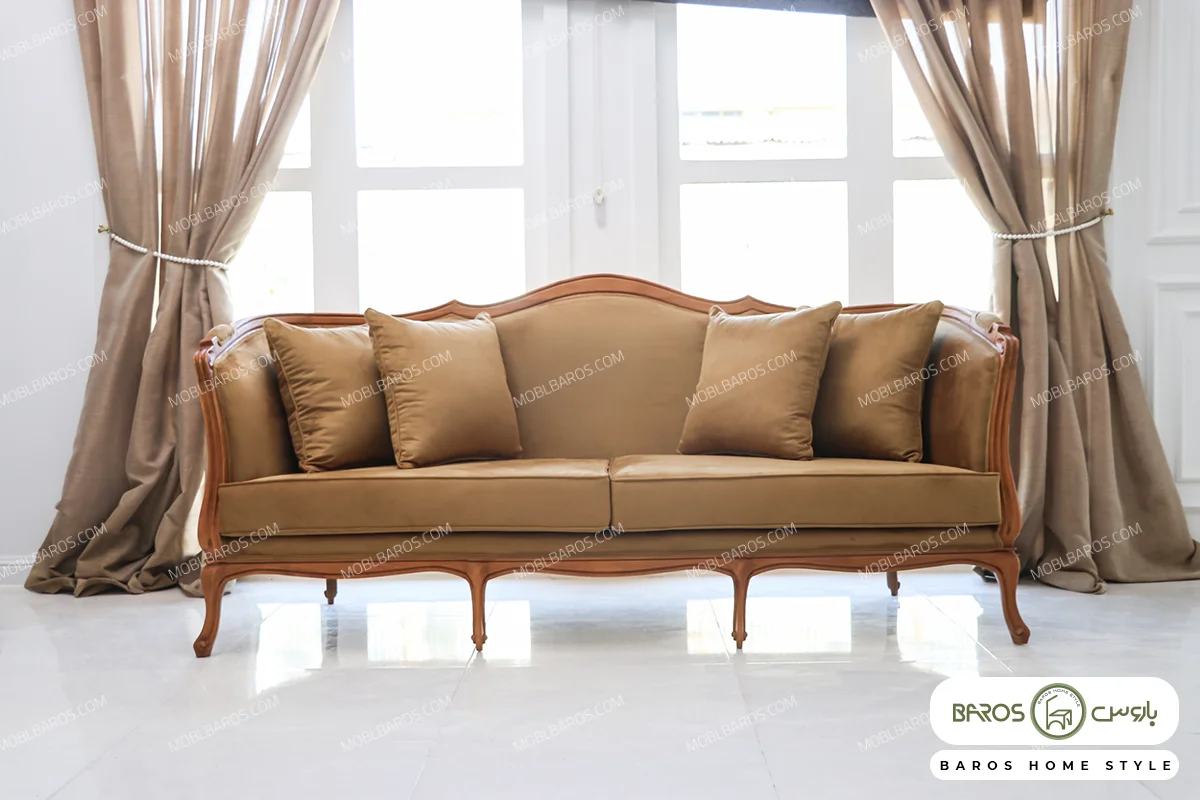 کاناپه نئوکلاسیک راشل پلاس شاخدار