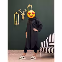 مانتو مشکی آدنا