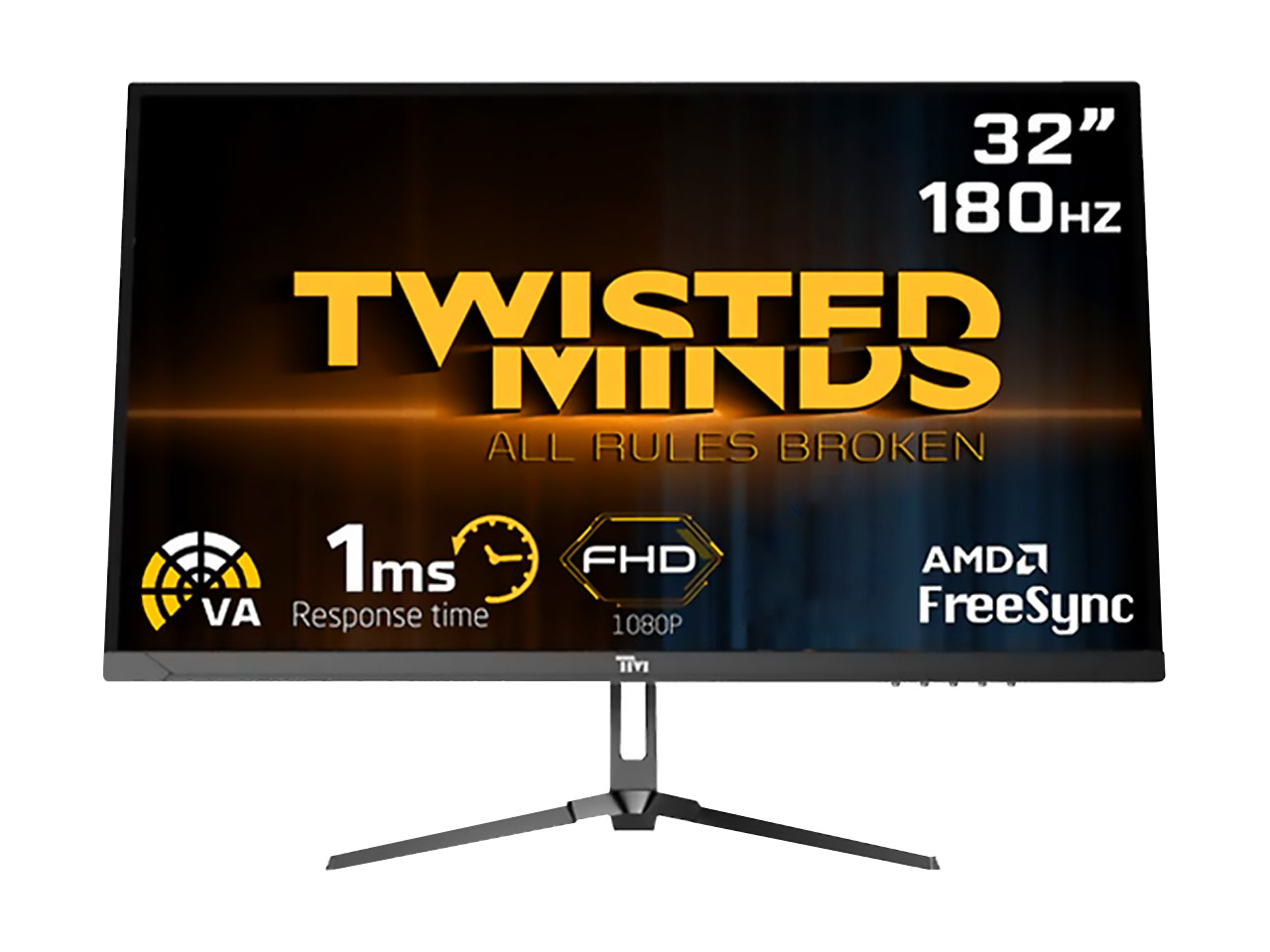خرید مانیتور گیمینگ 32 اینچ Twisted Minds TM32FHD180VA با بهترین قیمت