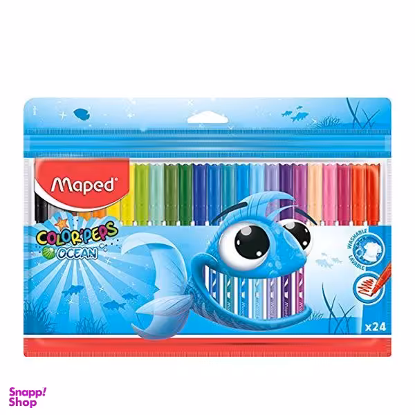 ماژیک رنگ آمیزی 24 رنگ مپد مدل ocean